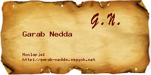 Garab Nedda névjegykártya